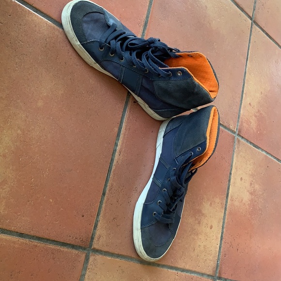 Creative Recreation Canvas and Suede High Top Sneakers Shoes. Navy. Size 9. - Picture 9 of 9
